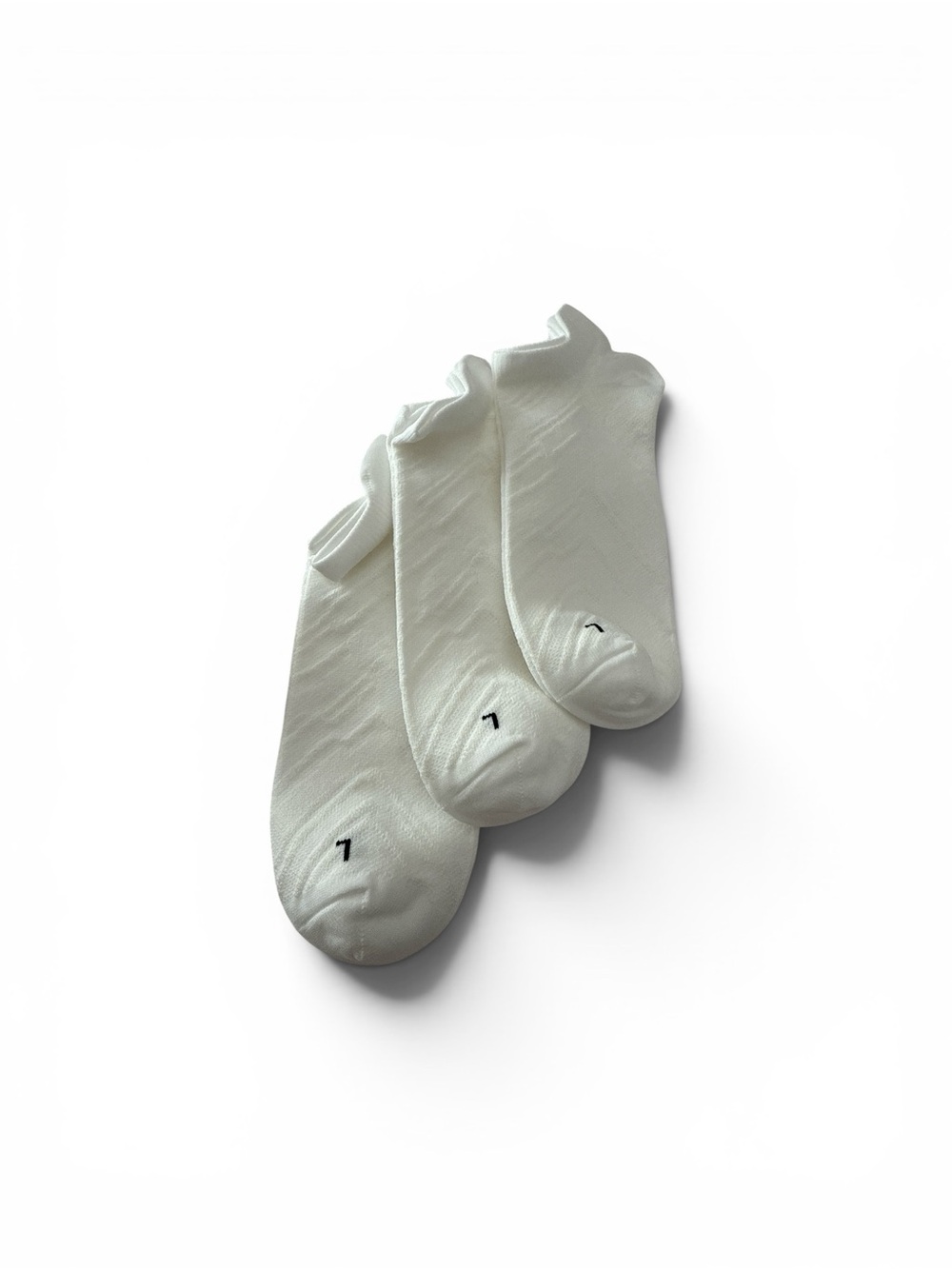 Lee White No-Show Athletic Socks - 3 Pack